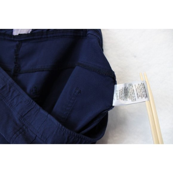 Laura Scott  Pull On Ankle Pants Women XXL  Straight Leg Stretch Comfort Blue - Picture 7 of 10